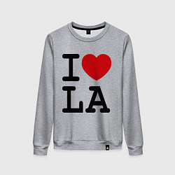 Женский свитшот I love LA