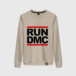 Свитшот хлопковый женский Run DMC, цвет: миндальный