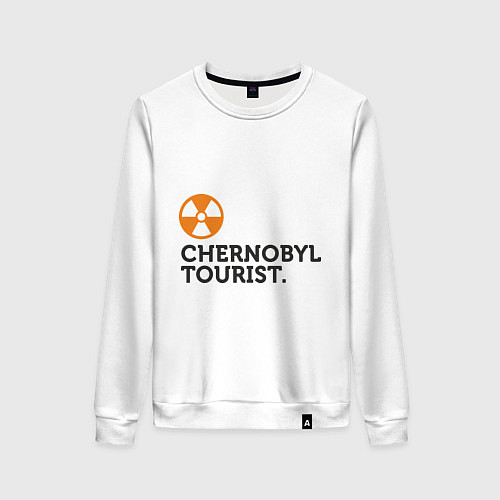 Женский свитшот Chernobyl tourist / Белый – фото 1