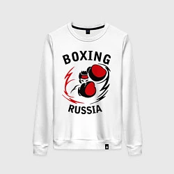 Женский свитшот Boxing Russia Forever