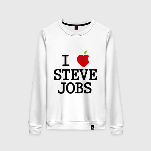 Женский свитшот I love Steve / Белый – фото 1