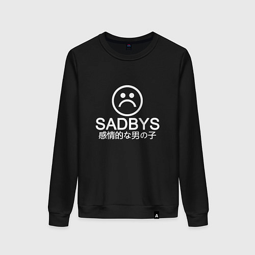 Женский свитшот Sad Boys (Logo) / Черный – фото 1