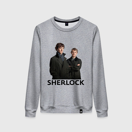 Женский свитшот Sherlock / Меланж – фото 1