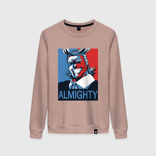 Женский свитшот Моя геройская академия / Пыльно-розовый – фото 1