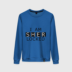 Женский свитшот I am Sherlocked