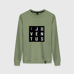 Свитшот хлопковый женский Juventus FC: Black Collection, цвет: авокадо