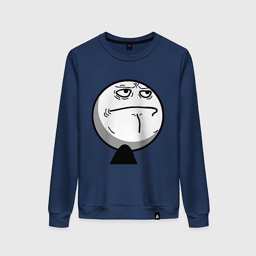 Женский свитшот Мем справедливо / Тёмно-синий – фото 1