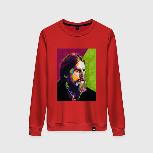 Женский свитшот George Harrison: Polygons / Красный – фото 1
