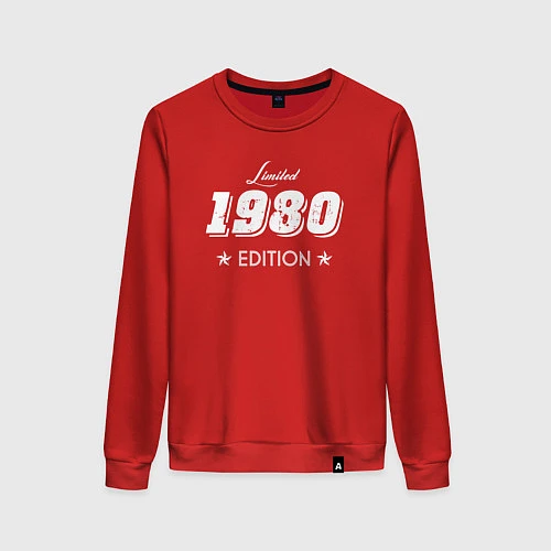 Женский свитшот Limited Edition 1980 / Красный – фото 1