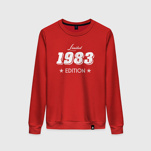 Женский свитшот Limited Edition 1983 / Красный – фото 1