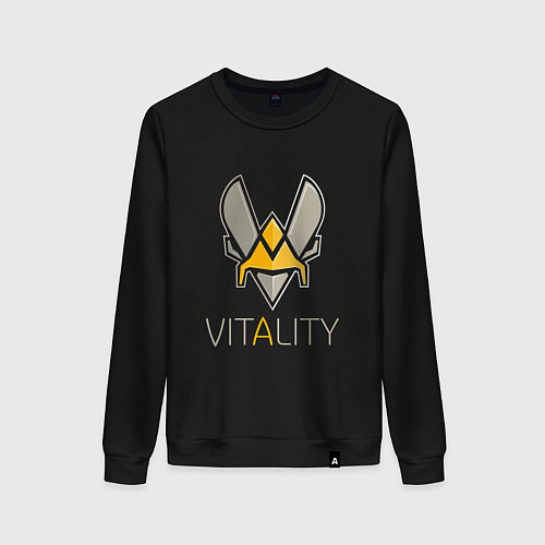 Женский свитшот VITALITY Team: Esports / Черный – фото 1