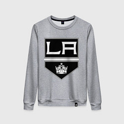 Свитшот хлопковый женский Los Angeles Kings, цвет: меланж