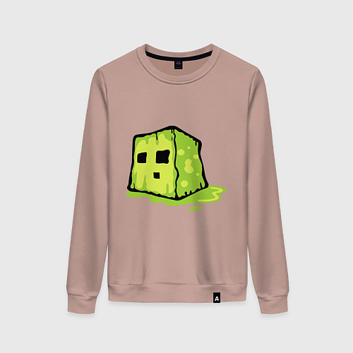 Женский свитшот Slime / Пыльно-розовый – фото 1