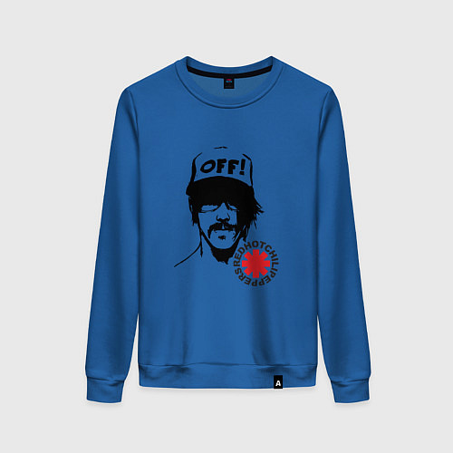 Женский свитшот Red Hot Chili Peppers: Off / Синий – фото 1