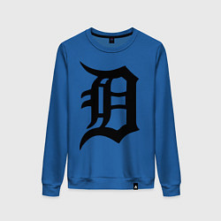 Свитшот хлопковый женский Detroit Tigers, цвет: синий