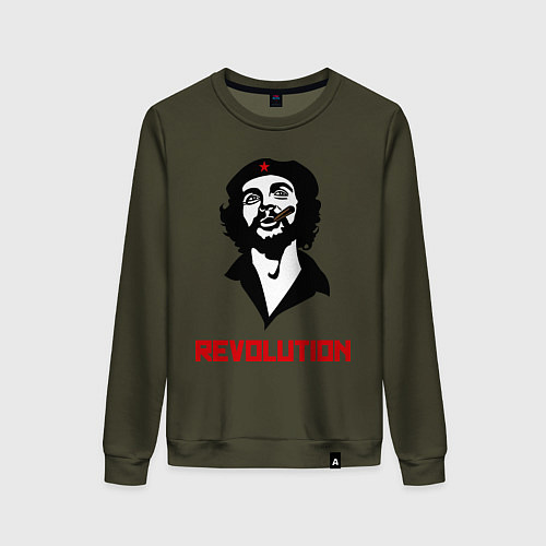 Женский свитшот Che Guevara Revolution / Хаки – фото 1