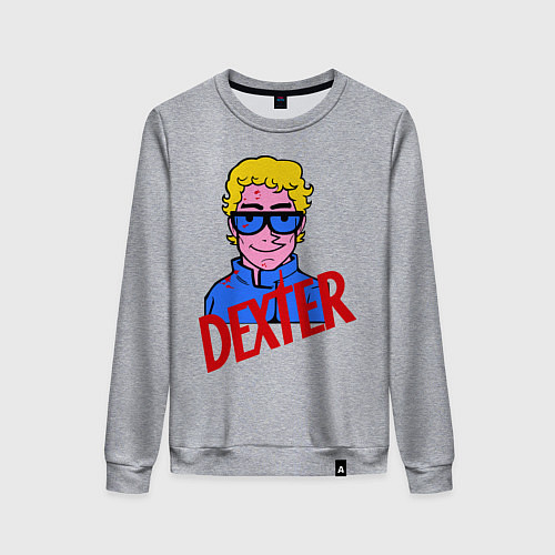 Женский свитшот Dexter Comics / Меланж – фото 1