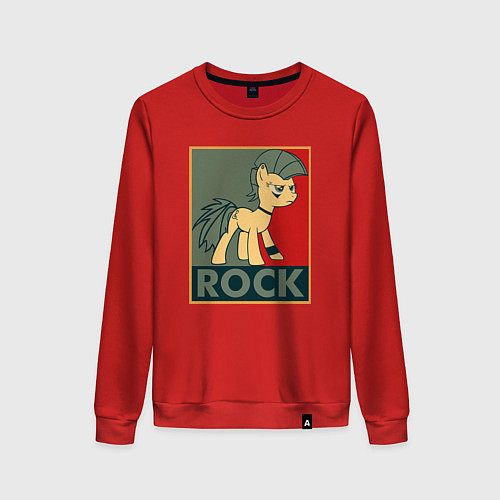 Женский свитшот Rock Pony / Красный – фото 1