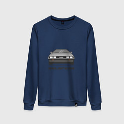 Свитшот хлопковый женский DeLorean, цвет: тёмно-синий