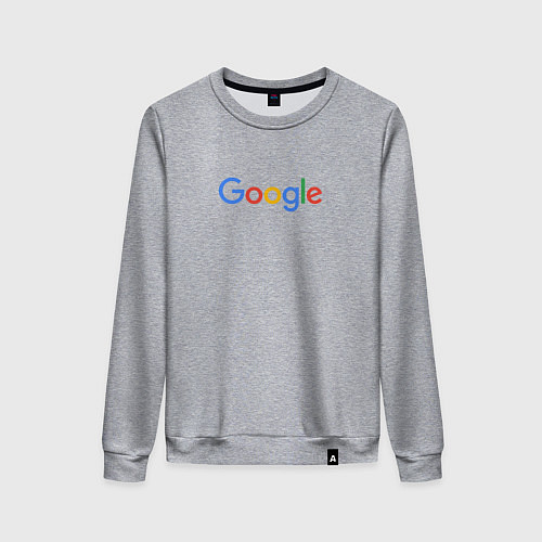 Женский свитшот Google / Меланж – фото 1