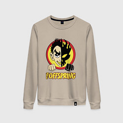 Свитшот хлопковый женский The Offspring Boy, цвет: миндальный