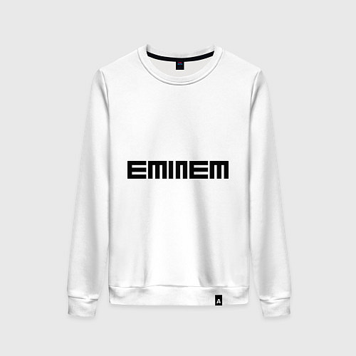 Женский свитшот Eminem: minimalism / Белый – фото 1