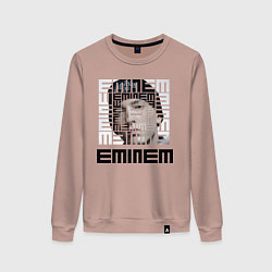Свитшот хлопковый женский Eminem labyrinth, цвет: пыльно-розовый