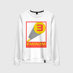 Свитшот хлопковый женский The Eminem Show, цвет: белый