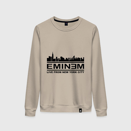 Женский свитшот Eminem: Live from NY / Миндальный – фото 1