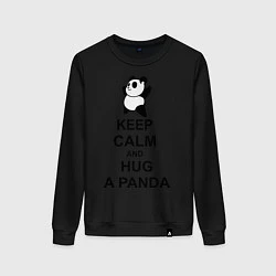 Женский свитшот Keep Calm & Hug A Panda