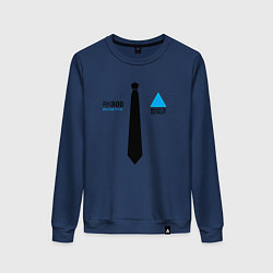 Свитшот хлопковый женский RK800: Made in Detroit, цвет: тёмно-синий