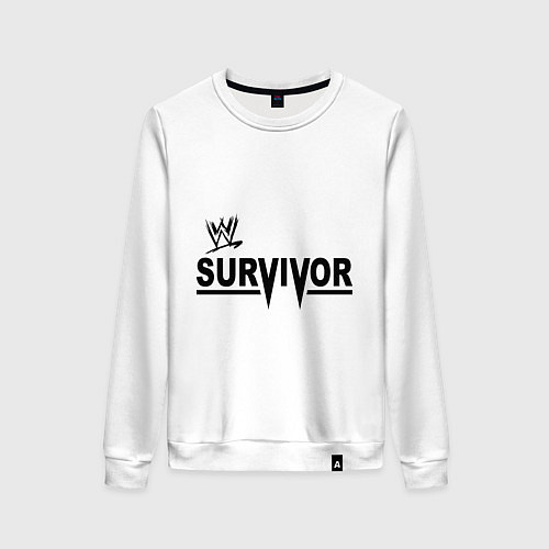 Женский свитшот WWE Survivor / Белый – фото 1