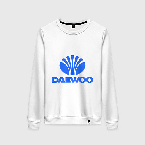 Женский свитшот Logo daewoo / Белый – фото 1