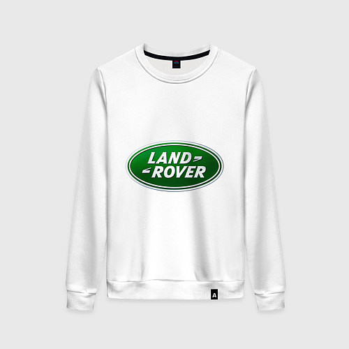 Женский свитшот Logo Land Rover / Белый – фото 1