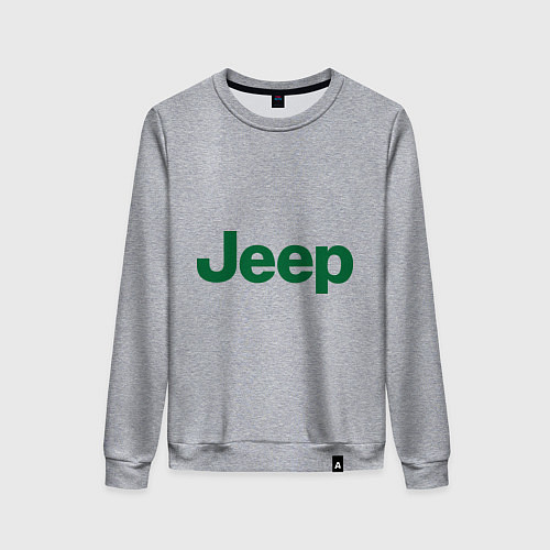 Женский свитшот Logo Jeep / Меланж – фото 1