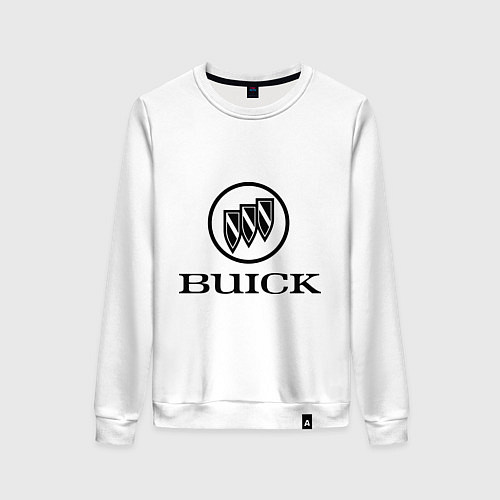 Женский свитшот Buick logo / Белый – фото 1