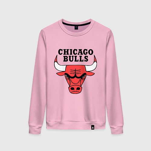 Женский свитшот Chicago Bulls / Светло-розовый – фото 1