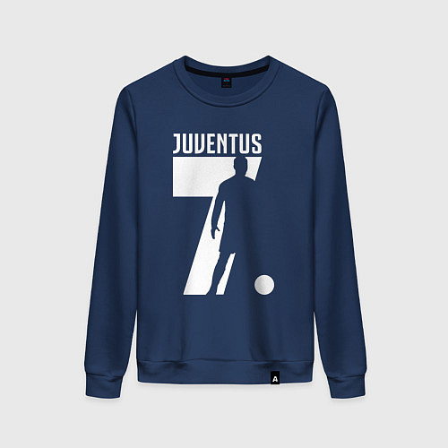 Женский свитшот Juventus: Ronaldo 7 / Тёмно-синий – фото 1