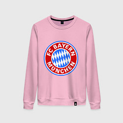 Свитшот хлопковый женский Bayern Munchen FC, цвет: светло-розовый