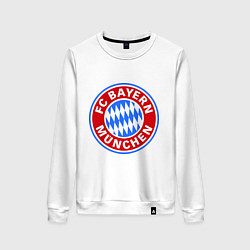 Свитшот хлопковый женский Bayern Munchen FC, цвет: белый
