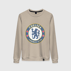 Свитшот хлопковый женский Chelsea FC, цвет: миндальный