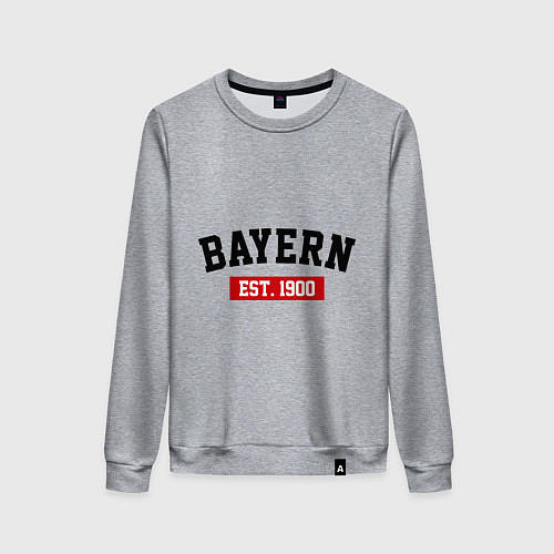 Женский свитшот FC Bayern Est. 1900 / Меланж – фото 1
