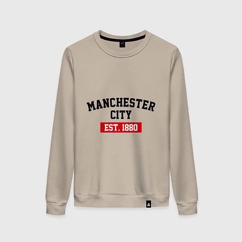 Женский свитшот FC Manchester City Est. 1880 / Миндальный – фото 1