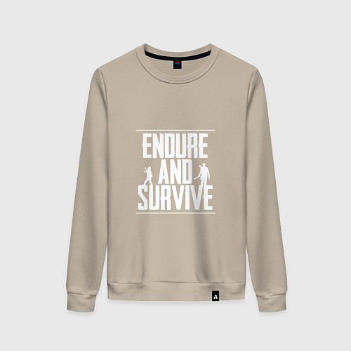 Женский свитшот Endure & Survive / Миндальный – фото 1