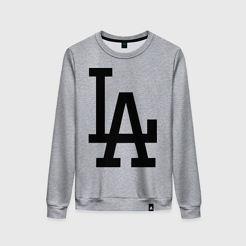 Женский свитшот LA: Los Angeles / Меланж – фото 1