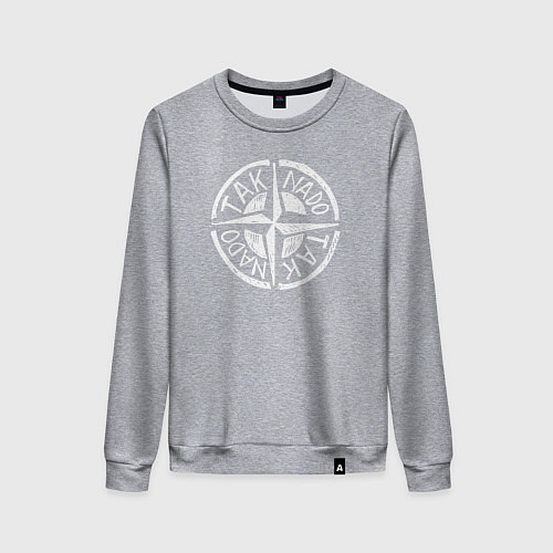 Женский свитшот Taknado Stone Island / Меланж – фото 1