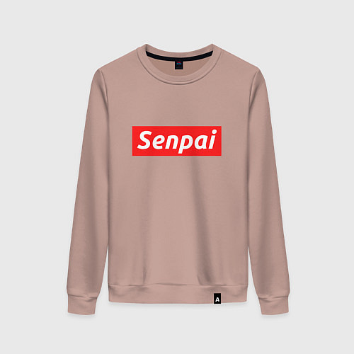 Женский свитшот Senpai Supreme / Пыльно-розовый – фото 1