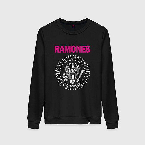 Женский свитшот Ramones Boyband / Черный – фото 1