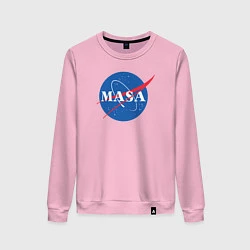Свитшот хлопковый женский NASA: Masa, цвет: светло-розовый