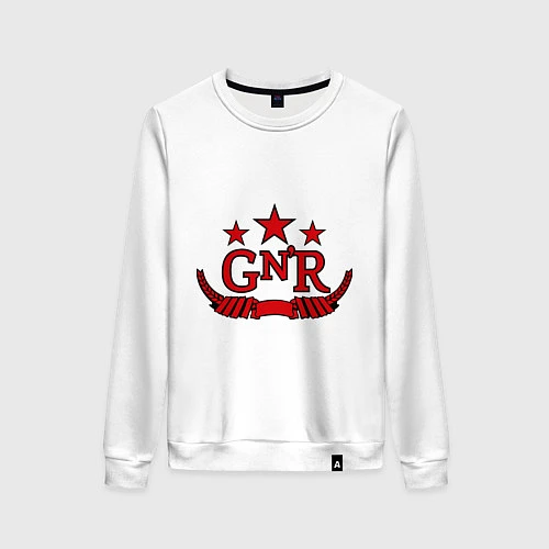 Женский свитшот GNR Red / Белый – фото 1
